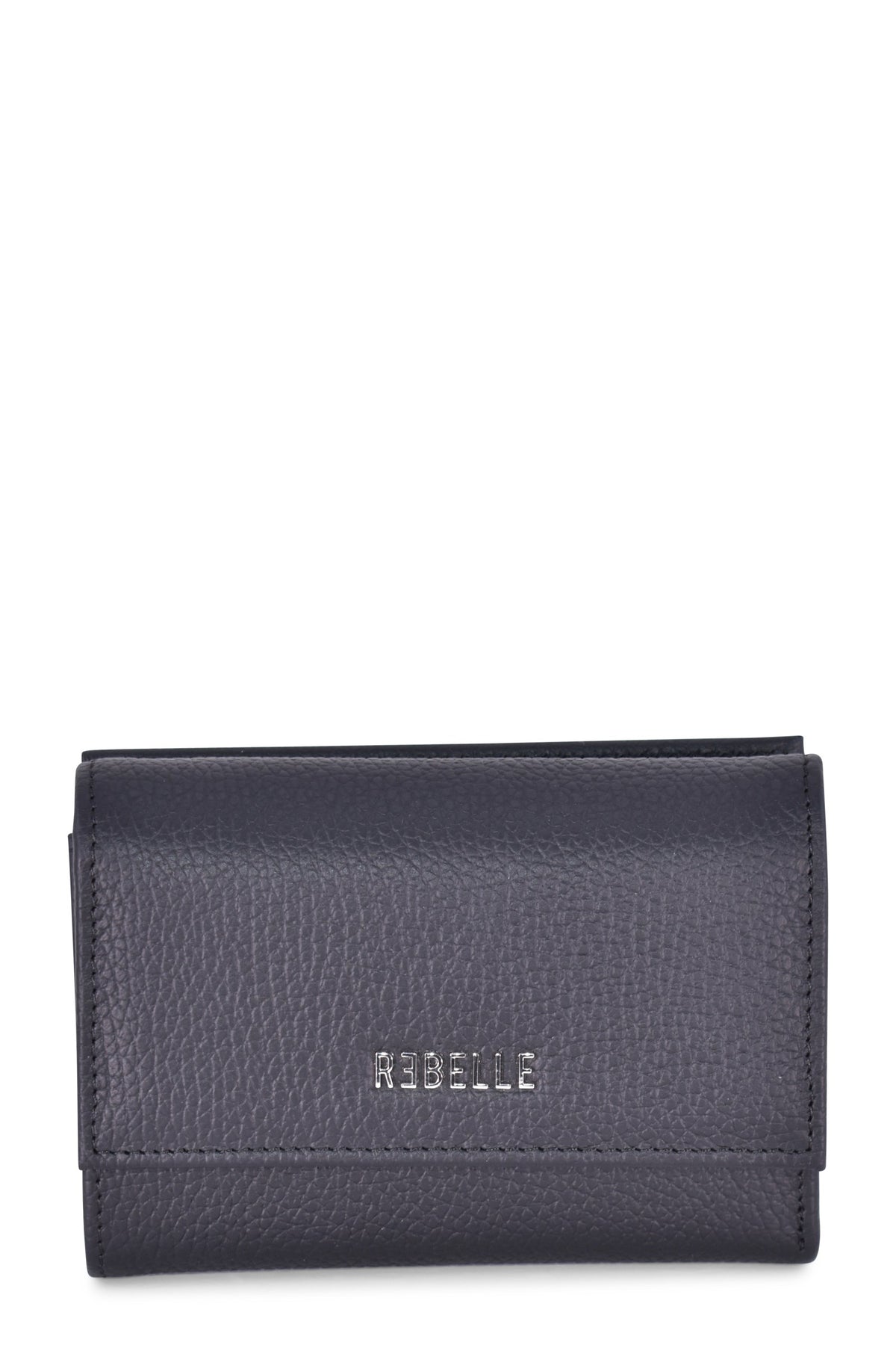 MEDIUM FLAP WALLETBLACK REBELLE